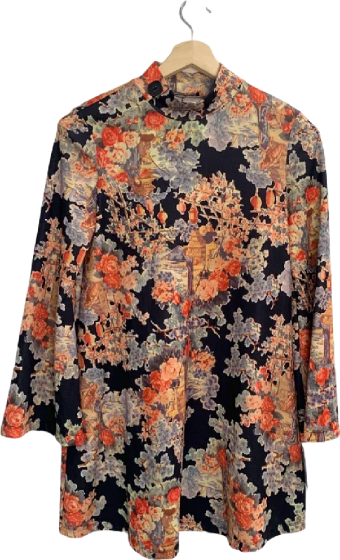 Zara Multicolour Floral Print Tunic Dress UK M