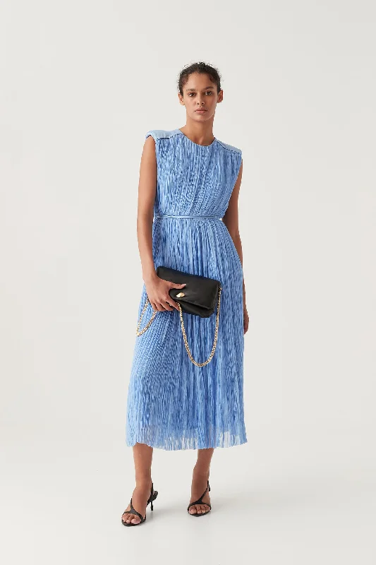 Solstice Pleated Midi Dress