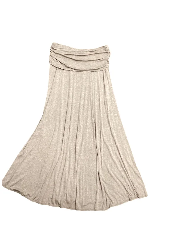 Skirt Maxi By Clothes Mentor In Brown, Size: L