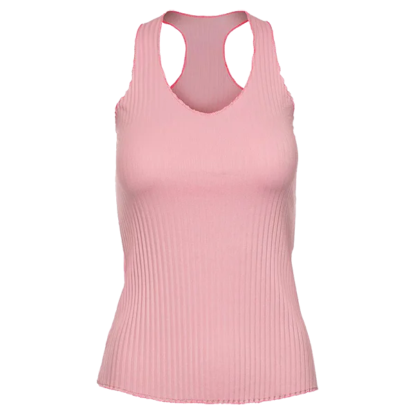 Women's Pleated V-Neck Tank