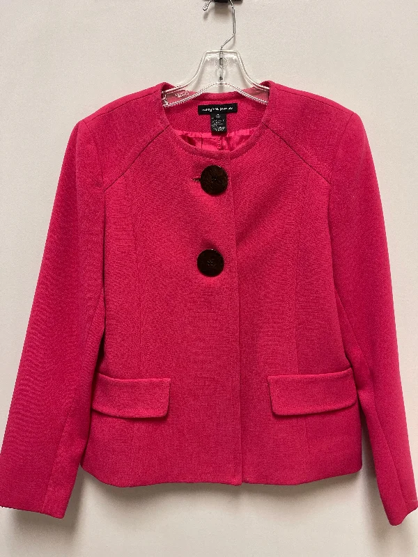 Blazer By Clothes Mentor In Pink, Size: M