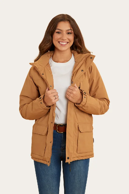 Kickback Womens Jacket - Tawny Brown