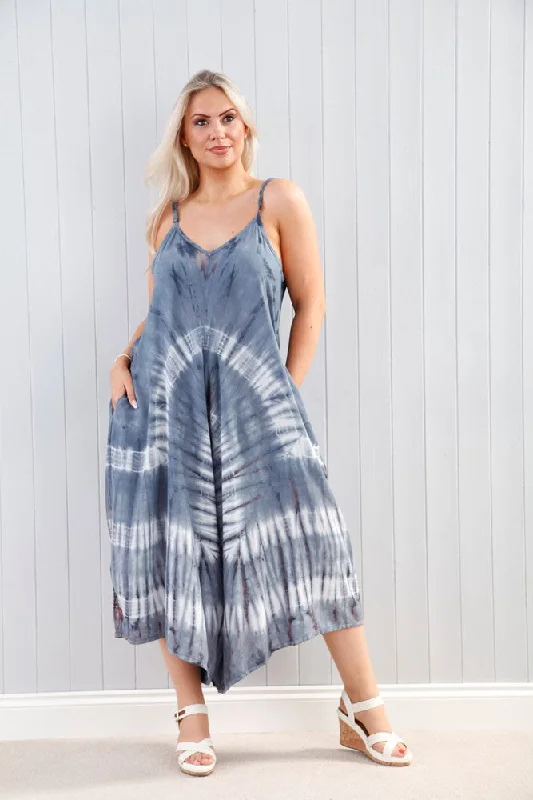 Adika Tie Dye Jumpsuit Grey