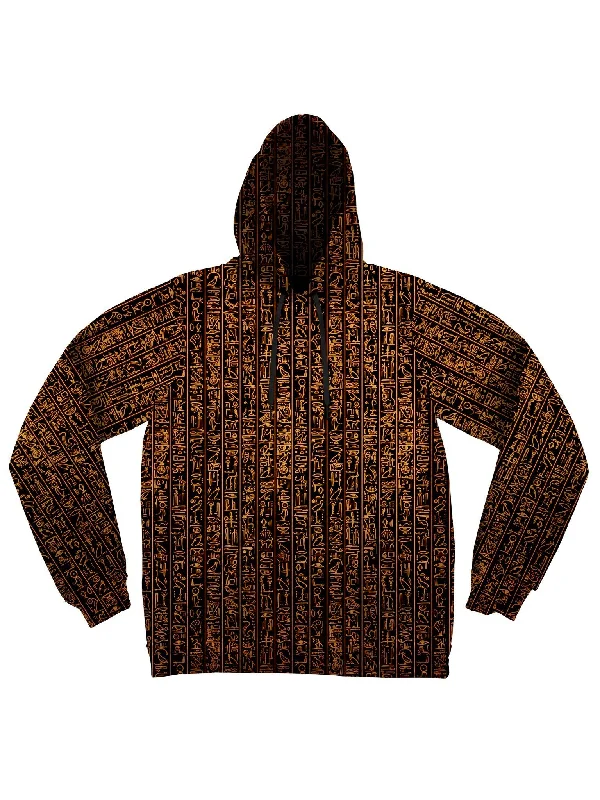 Egyptian Glyphs (Golden) Unisex Hoodie