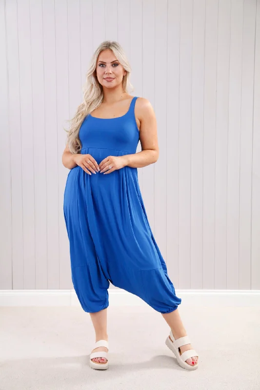 Harem Jumpsuit Royal Blue