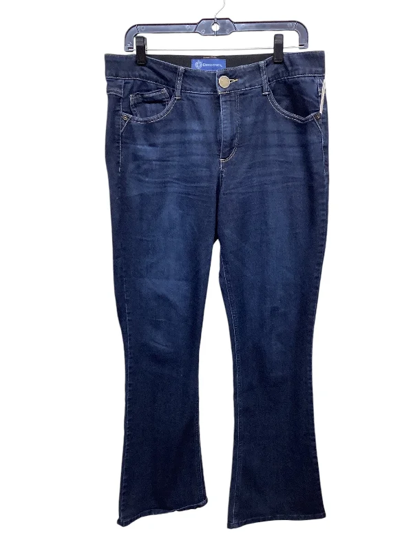 Jeans Flared By Democracy In Blue Denim, Size: 12