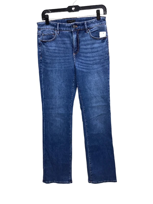 Jeans Straight By Ann Taylor In Blue Denim, Size: 4