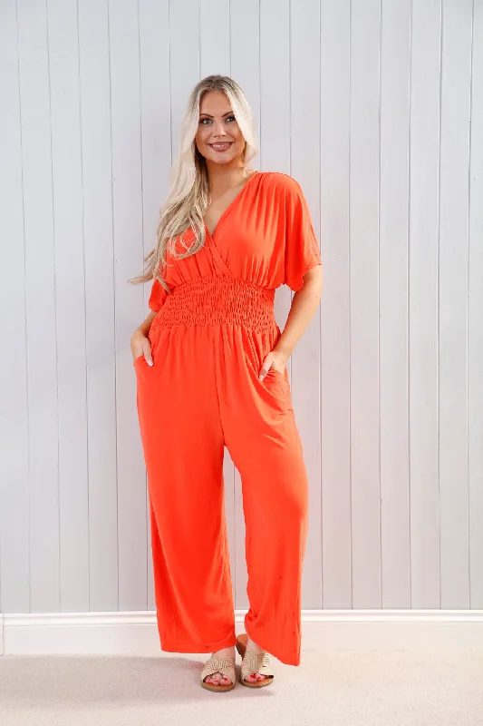 Josie Jumpsuit Deep Coral