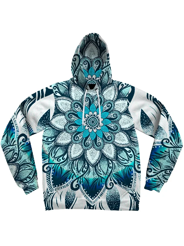 Rosebud (Blue) Unisex Hoodie