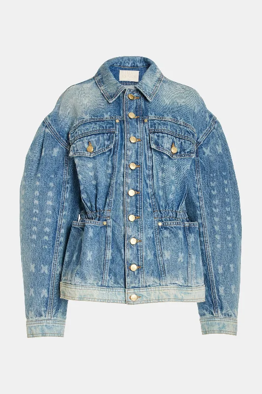 The Odette Jacket in Etched Arashi Wash