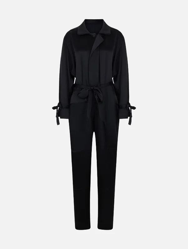 Utility Jumpsuit in Black