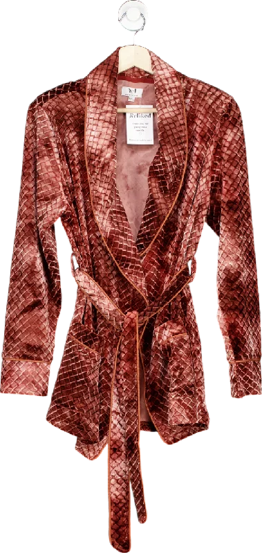 McHugh Lifestyle Velvet Textured Robe M/L