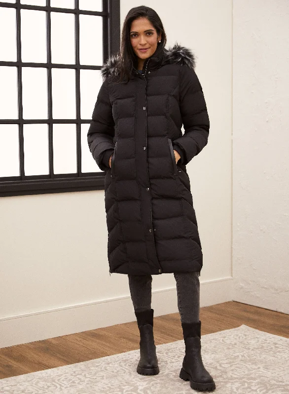 Vegan Down Quilted Coat